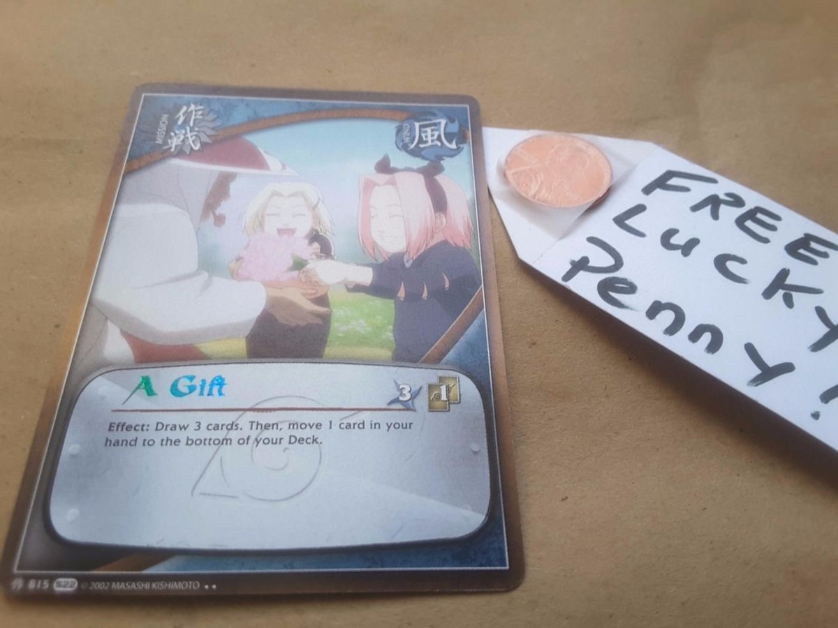 Naruto Card TCG CCG 815 A GIFT F/S + LUCKY PENNY | eBay