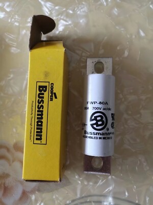 Fusible Bussmann FWP-80B (FWP-80A) 80A 700V - Pack De 1 Pièce - Neuf
