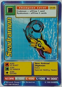 Seadramon Cp 06 Digimon Card Shreddies Promo Rare Ex Ebay Seadramon Cp 06 Digimon Card Shreddies Promo Rare Ex Ebay