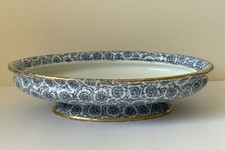 Antique Royal Worcester Blue Floral Gold Rim ...