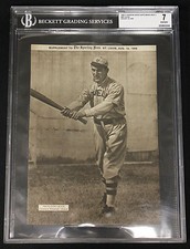 1909 M101-2 Sporting News Supplements Napoleon Lajoie BGS 7 Near Mint  Pop 2.