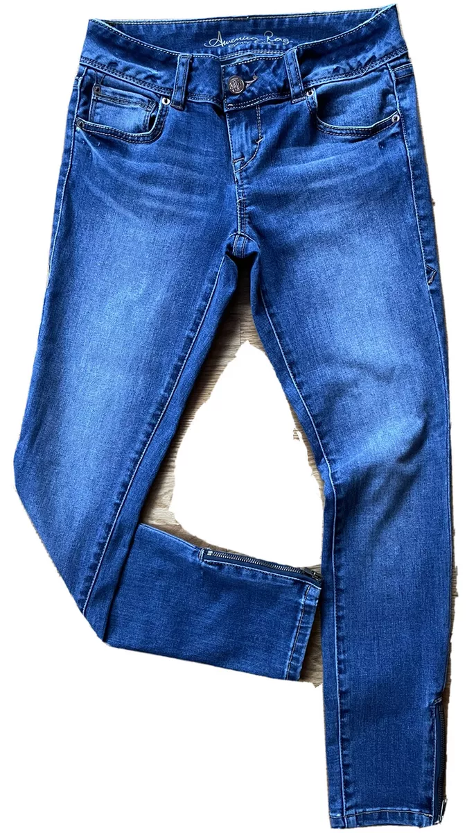 Jeans zipper cheap bottom
