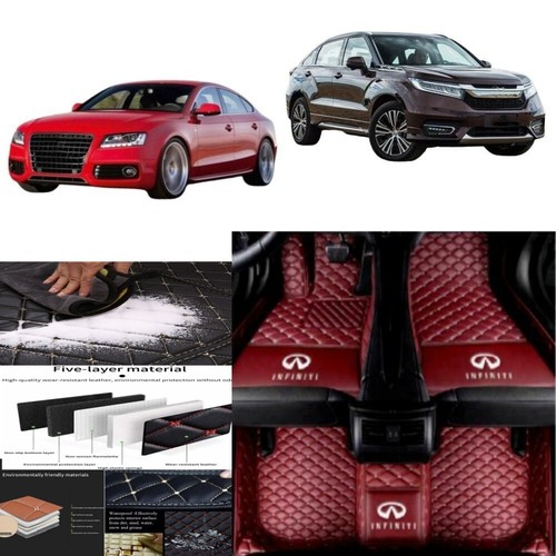 Custom For Infiniti Luxury Car Floor Mats Auto Liner Carpets All Weather Rugs - Imagen 22 de 27