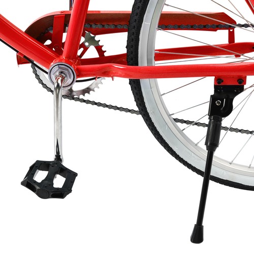 26 Inches 7 Speed Women's Bicycle Girl's Urban Lady Beach Cruiser Bike Red U - Picture 9 of 18