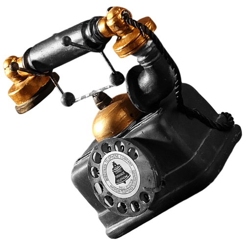Telephone Model Retro Telephones Ornament Vintage Decor Aesthetic - 第 1/12 張圖片