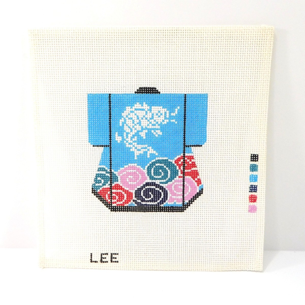 Lee Designs Koi Fish Goldfish Petite Kimono Needlepoint Canvas