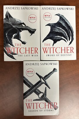 LOT (3) Witcher: Sword/Last/Season - Trade Paperbacks, Sapkowski Andrzej, Used