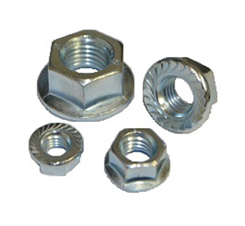 M6 Flange Nuts Zinc Plated x 1000 Quantity