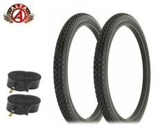 2 ALTA PERFORMANCE Bicycle DURABLE Tire 24" x 2.125" Black Diamond Tread W/Tubes
