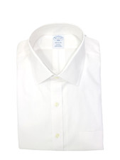 Brooks Brothers Regular Non-Iron All Cotton 16.5-32/33 Ainsley Collar White
