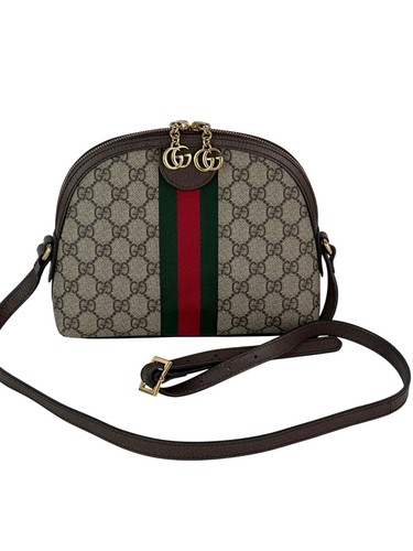 Gucci Ophidia Small Dome Monogram Web Shoulder Bag Ebay Live - 第 2/10 張圖片