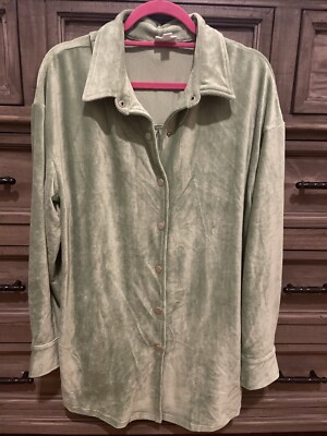 Large LuLaRoe Abigail Shacket With Pockets Corduroy Stretchy