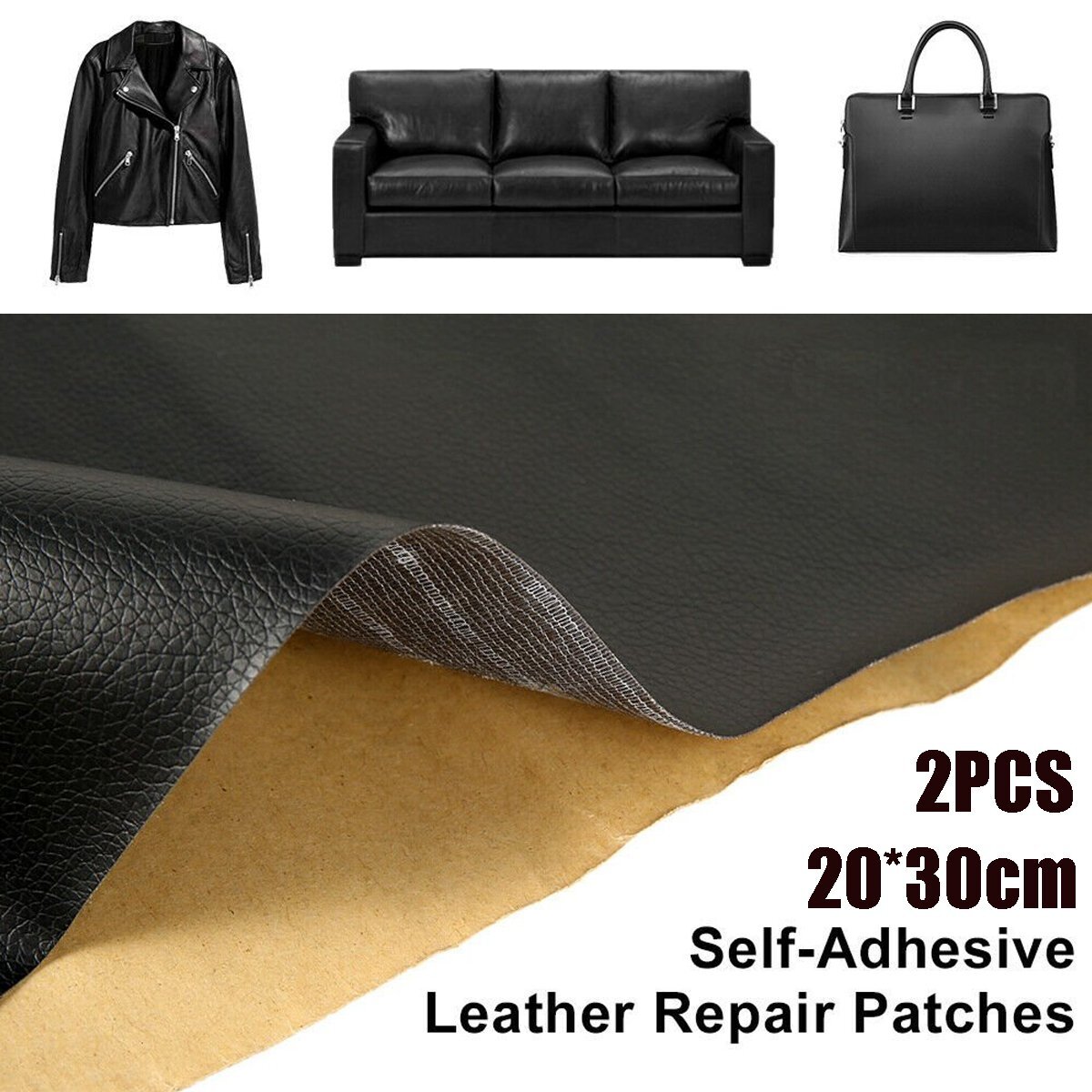 Leather Repair PatchSelfAdhesive Leather Refinisher Cuttable Sofa
