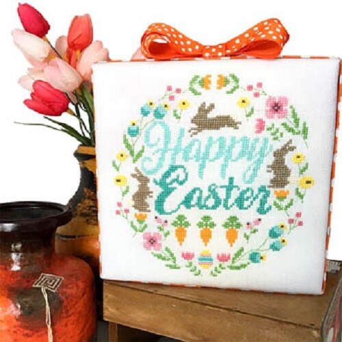 Tiny Modernist Easter Cross Stitch Patterns - you choose - Picture 5 of 6