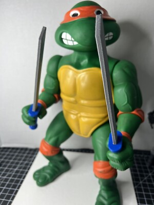 Vintage 1989 TMNT Giant  Leo Katana Blade 2pk 3D Printed Custom