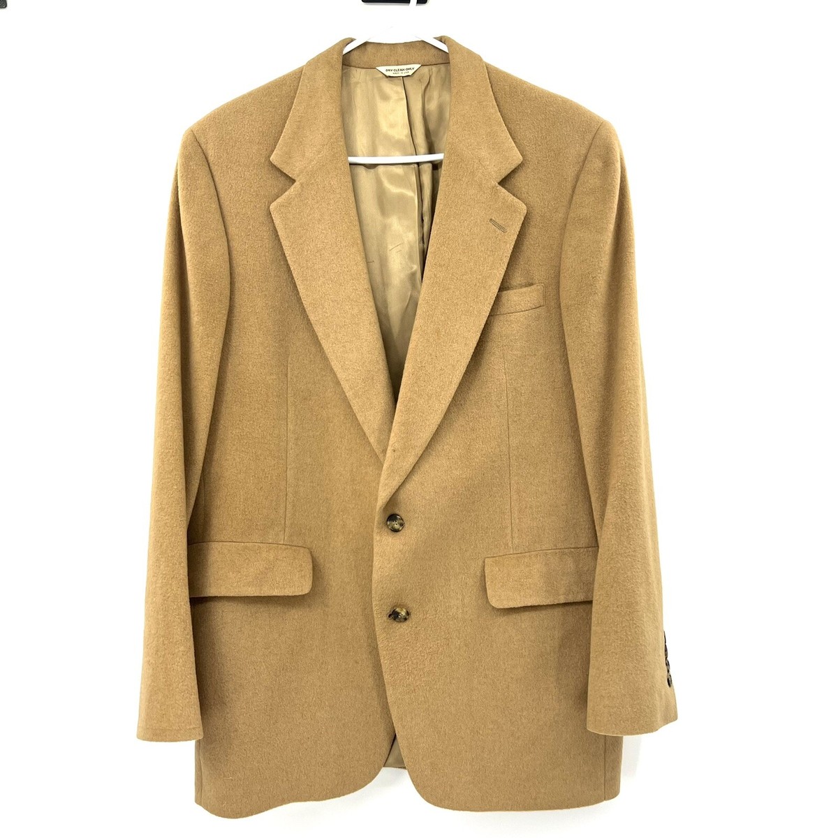 スーツ 80s Camel beige over size double set up 80s Camel beige over size double set up