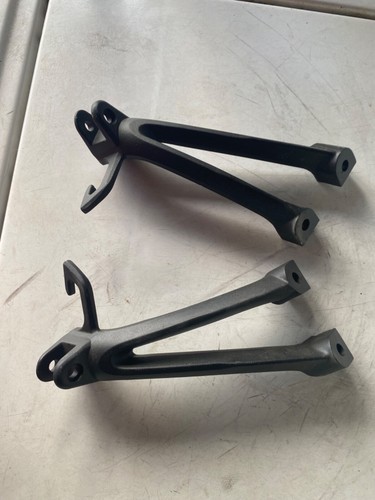 Rear Footrests Bracket Set For SUZUKI GSXR600 GSXR750 2006-2007 Black