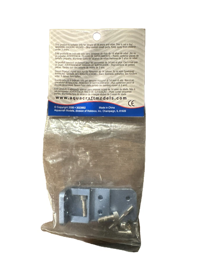 AquaCraft AQUB7889 Rudder Bracket w/ Mounting Hardware for SV27 NOS SuperVee 27 - Image 2 of 2