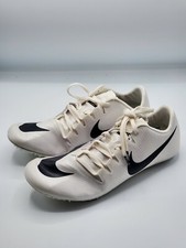 Nike Zoom JA Fly 3 Men's Size 12.5 Sprint Track Spikes White Grey 865633-001