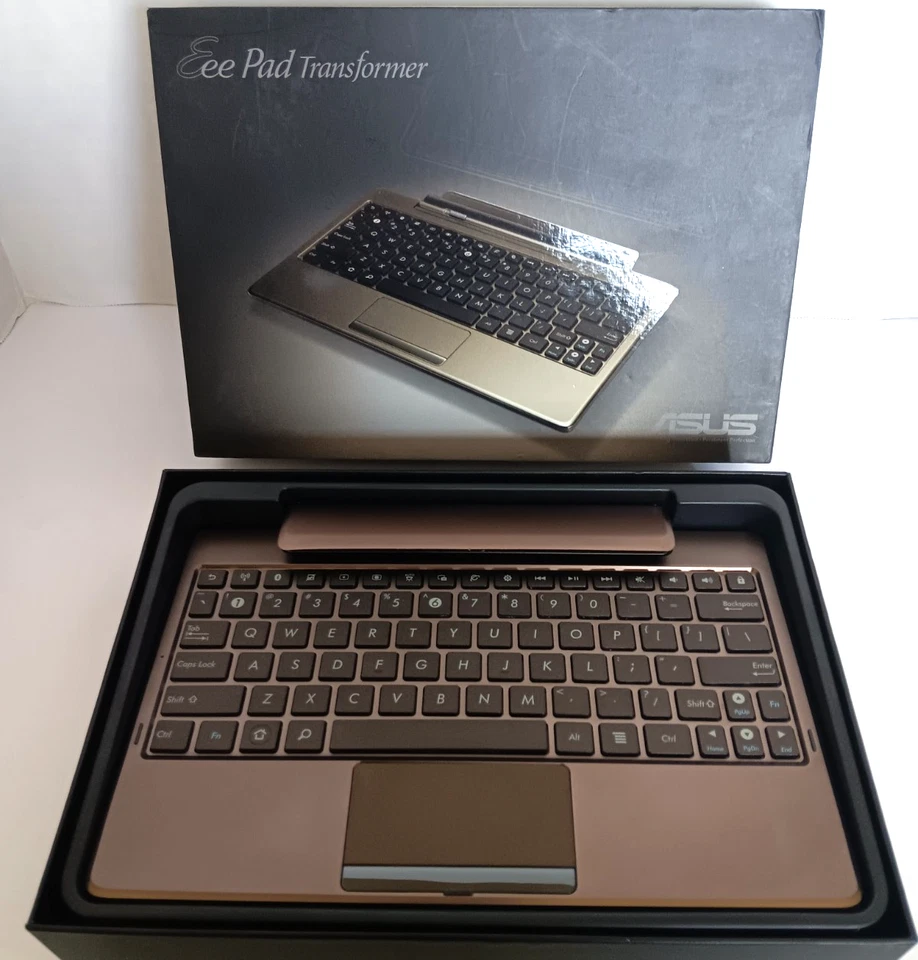 Asus Eee Pad Transformer TF101 Mobile Docking Station Keyboard Tested Working - Image 2 of 4