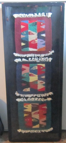 Hand Woven TEXTILE WALL ART Tapestries FISH MOTIF Pisces MID CENTURY MODERN - Picture 2 of 13