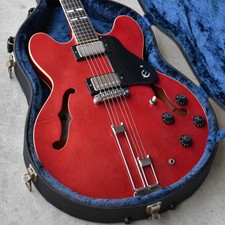 1975 Epiphone Riviera Cherry, Made In Japan Matsumoku Factory, Blue Label, Mij