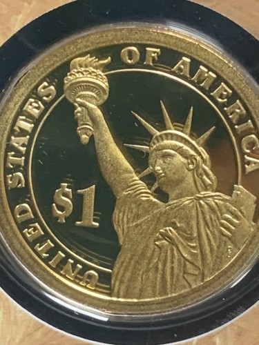 2009 S & 2010 S US Mint Gold Presidential $1 Coin Proof Set. No COA Or Box - Picture 7 of 24