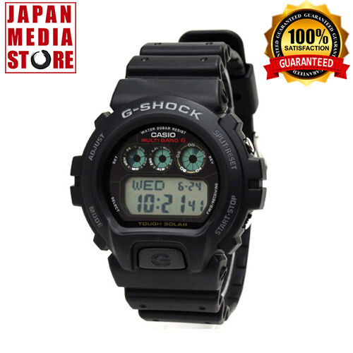 CASIO G-SHOCK GW-6900-1JF Tough Solar Radio Multiband 6 JAPAN GW-6900-1 - Afbeelding 1 van 3