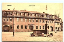 S03-8527, WELMAR, GOETHEHAUS, ANTIQUE POSTCARD