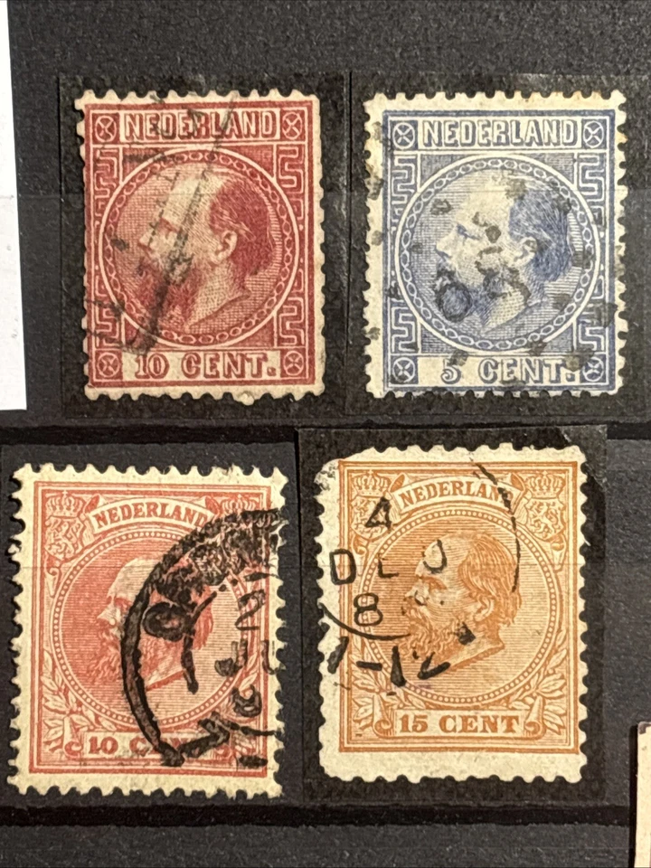 Timbres Pays Bas, depuis les premiers classiques oblitérés - Photo 4/4