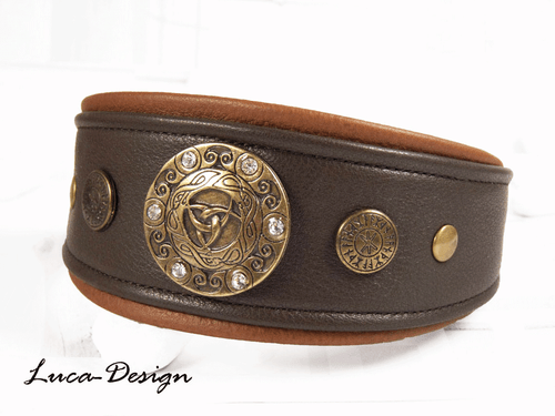 Windhundhalsband Hundehalsband Greyhound collar Galgo Barsoi Whippet Lurcher st2 - Picture 1 of 8