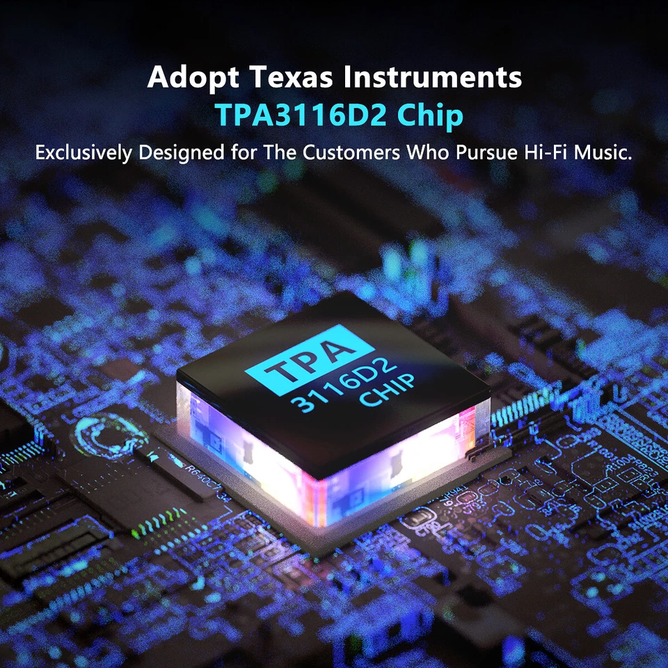 Fosi Audio V1.0G Amplifier 2 Channel Stereo Audio Digital Class D Home Power Amp - Image 2 of 4