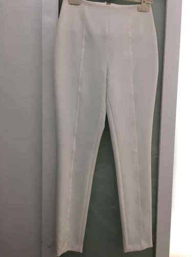 Pantalone donna RELISH pantalone donna bianco slim stretto pantaloni nuovo  | eBay