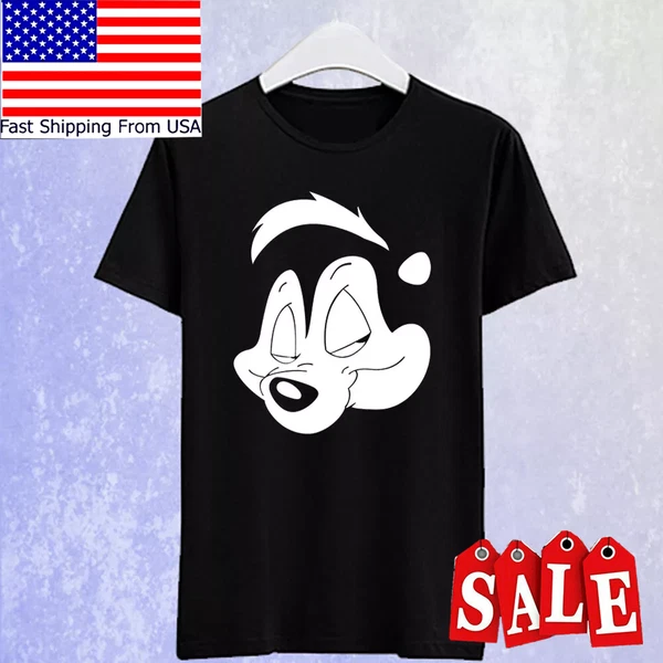 Pepe Le Pew Cartoon Men's Black Size S-5XL