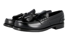 PRADA Leather Penny Tassle Loafer Dress Shoes 2DG086 Black NEW -  US 11 EU 44