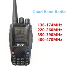 QYT KT-8R Walkie Talkie Encryption Anti Noise Quad Band HAM Two Way Radio 