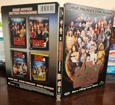 ホラーDVDセット 複数枚 THE SCARY MOVIE COLLECTION Steelbook - 1 2 3 4 DVD Quadrilogy
