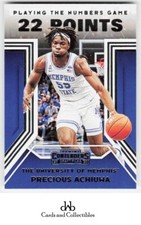 2020 Panini Contenders Draft Picks #21 Precious Achiuwa Playing the Numbers Game