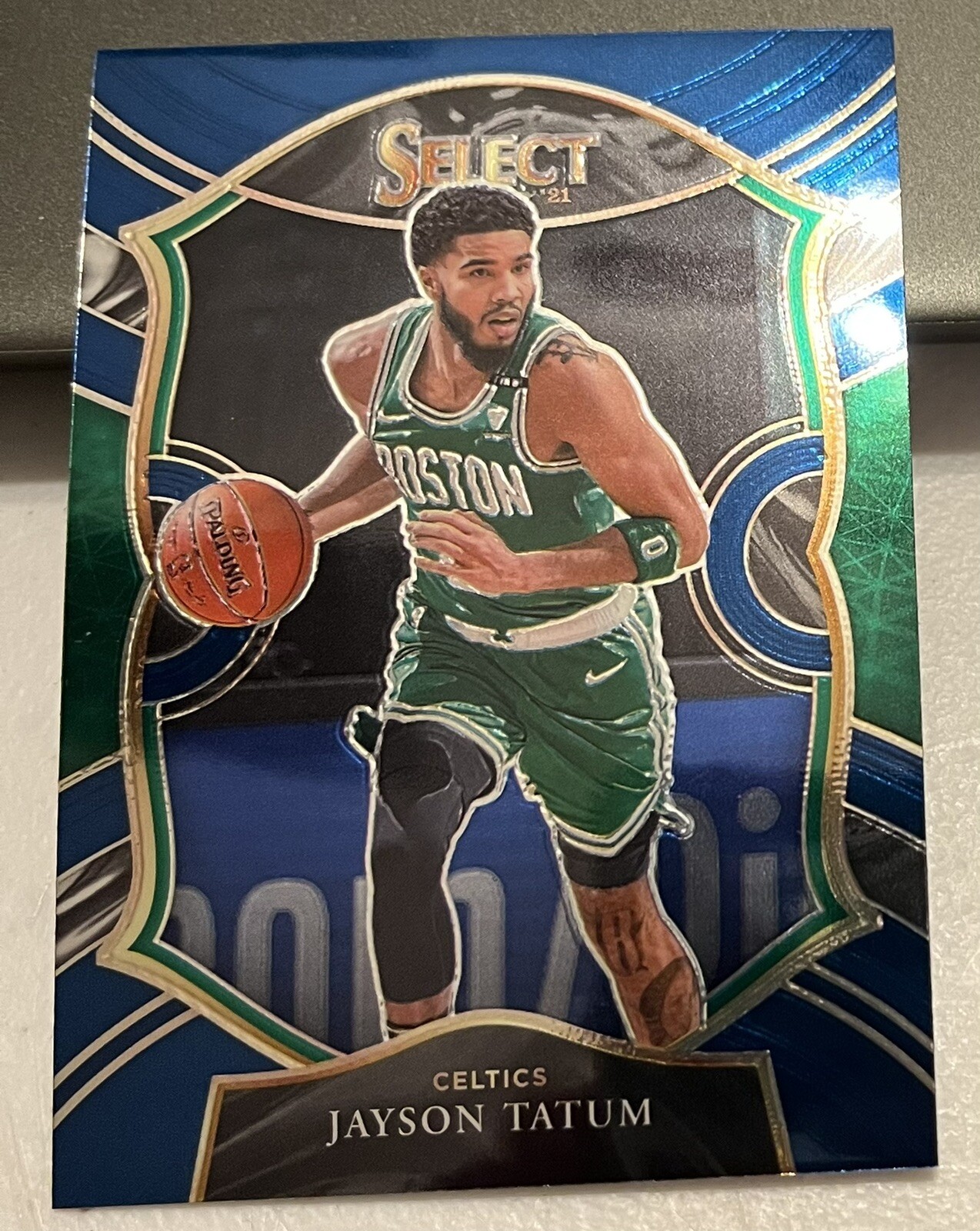2020-21 Panini Select Jayson Tatum Blue Boston Celtics #41