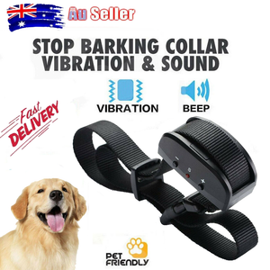 barking control collar sound and vibration