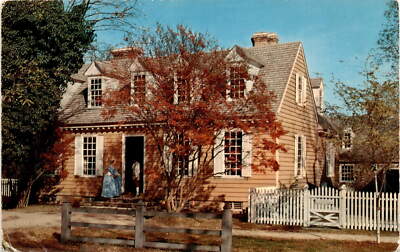 Jamestown, Yorktown, Williamsburg, Brush-Everard House, San Francisco, Postcard