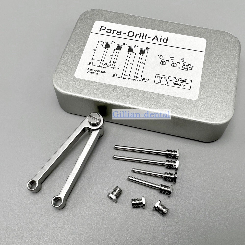 Dental Implant Parallel Para Drill Aid Guide Pins Drill Sleeves Position ITI Kit