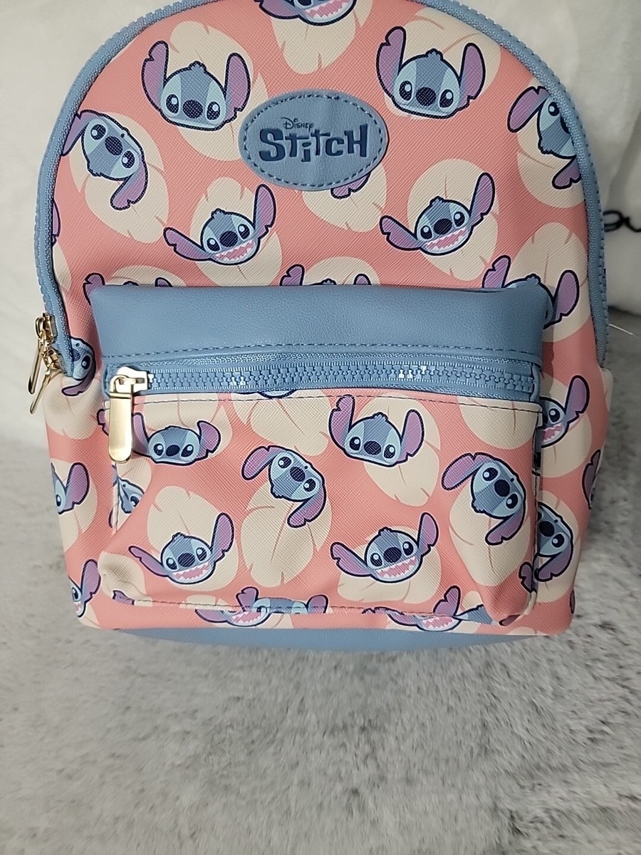 Bioworld Lilo and Stitch Pink And Blue Faces All Over Mini Backpack 8f117c481081416b966f11064363d0  main image 2