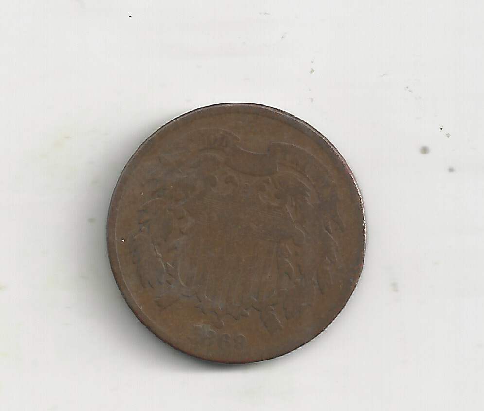 1868 US 2 Cent Piece VG | eBay