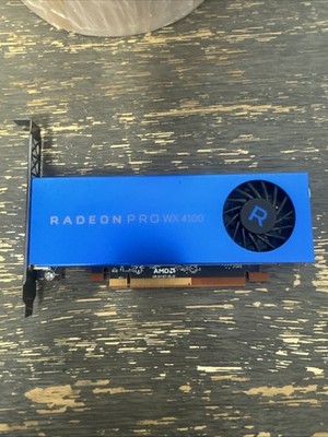 AMD Radeon Pro WX 4100 4GB GDDR5 Graphics Card GPU 4x Mini Display Port