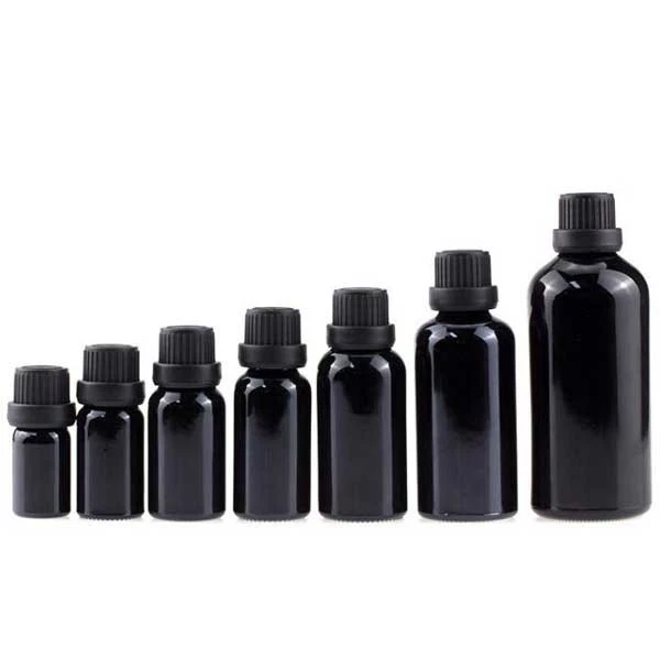 Botella cuentagotas euro de vidrio de lujo de 5 ml-100 ml para contenedor de aceite esencial compra a granel Foto 2 de 4