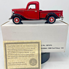 1936 Ford Pickup 132 Scale National Motor Museum Mint Diecast Redblack By Arko