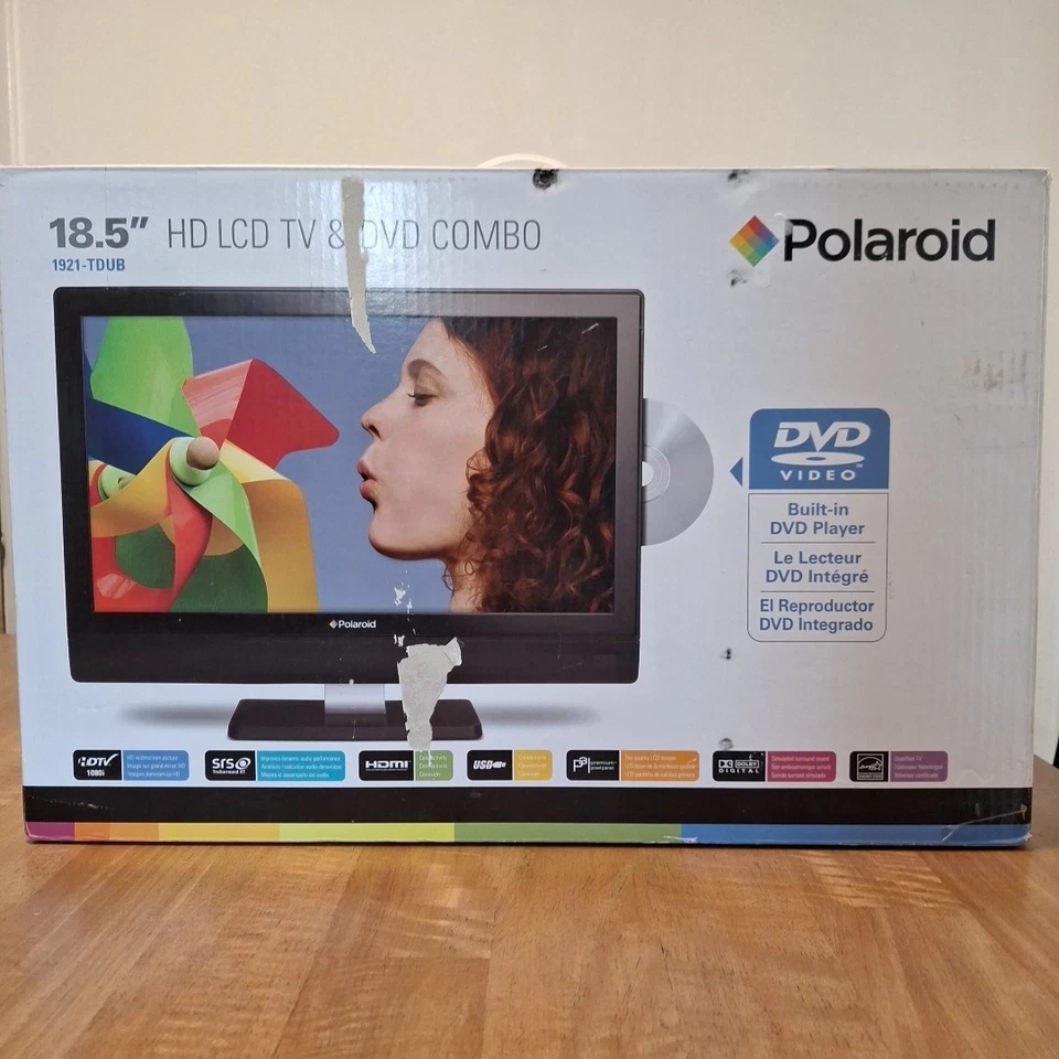 Polaroid 1921-TDUB 18.5" 720p HD LCD Television w built in DVD player Open Box - Image 3 of 4