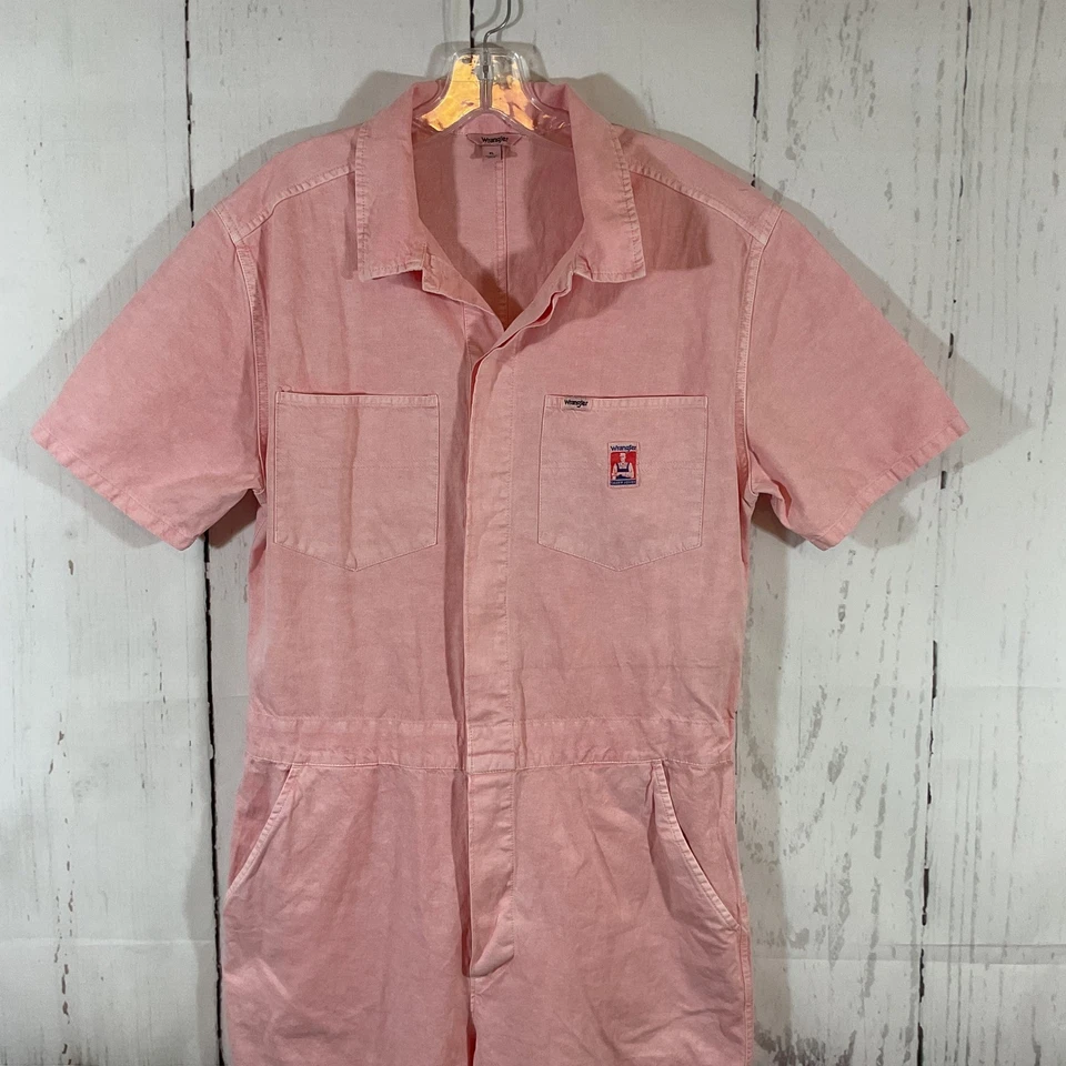 Mono Wrangler Casey Jones XL Rosa Ropa de Trabajo Utilidad Country Chic Foto 2 de 4