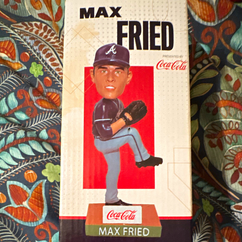 Coca-Cola Max Fried Atlanta Braves #54 Baseball Bobblehead w/ Box